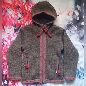 Laundromat Wool Zip Up Hoodie